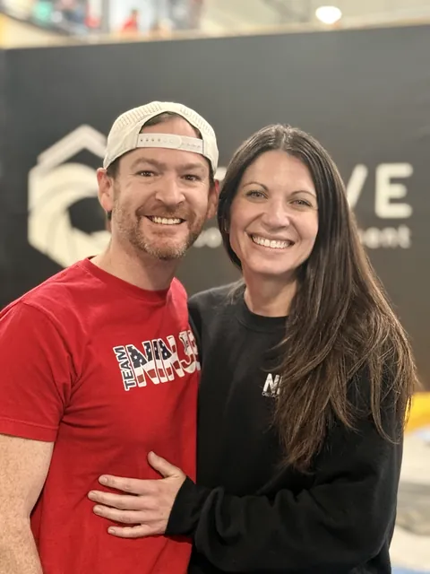 Ashley and David Kiser smiling together