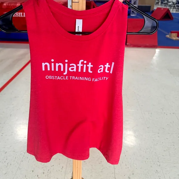 Red ninjafit atl racerback tank